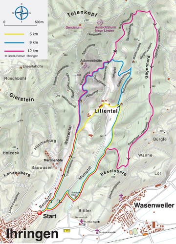Nordic-Walking-Routen